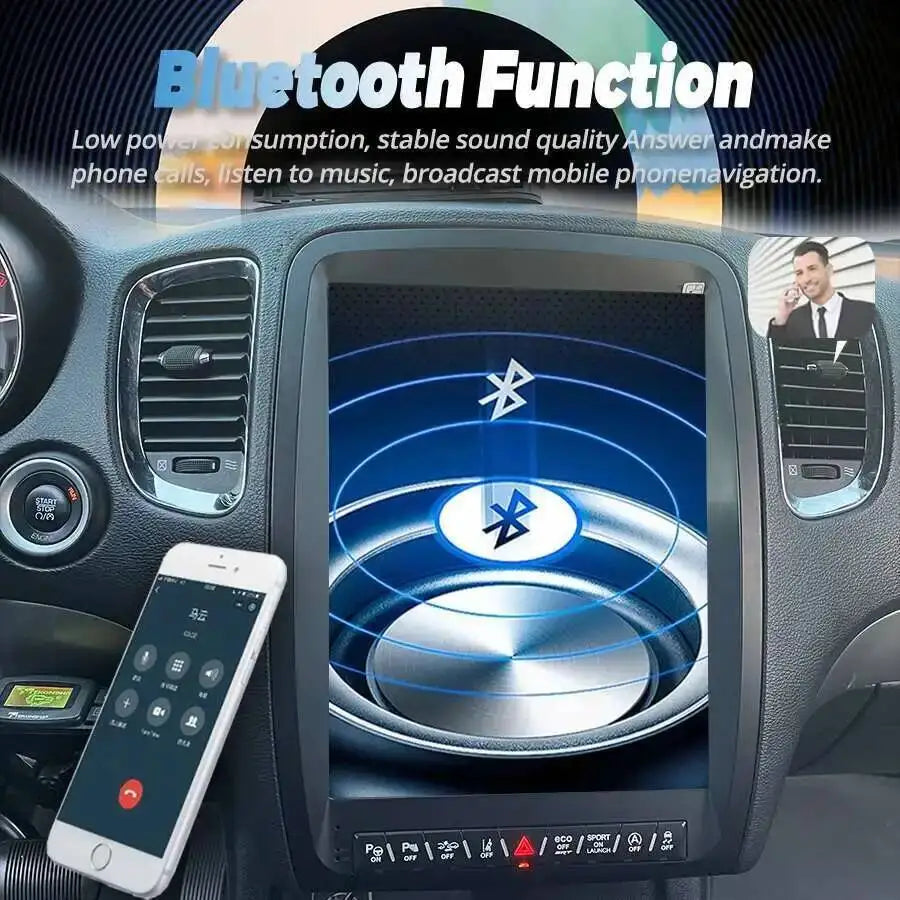 13inch Android QLED Screen 4G Carplay Radio 2din For Dodge Durango 2011-2020 GPS Multimedi | AUTOKITSHOP