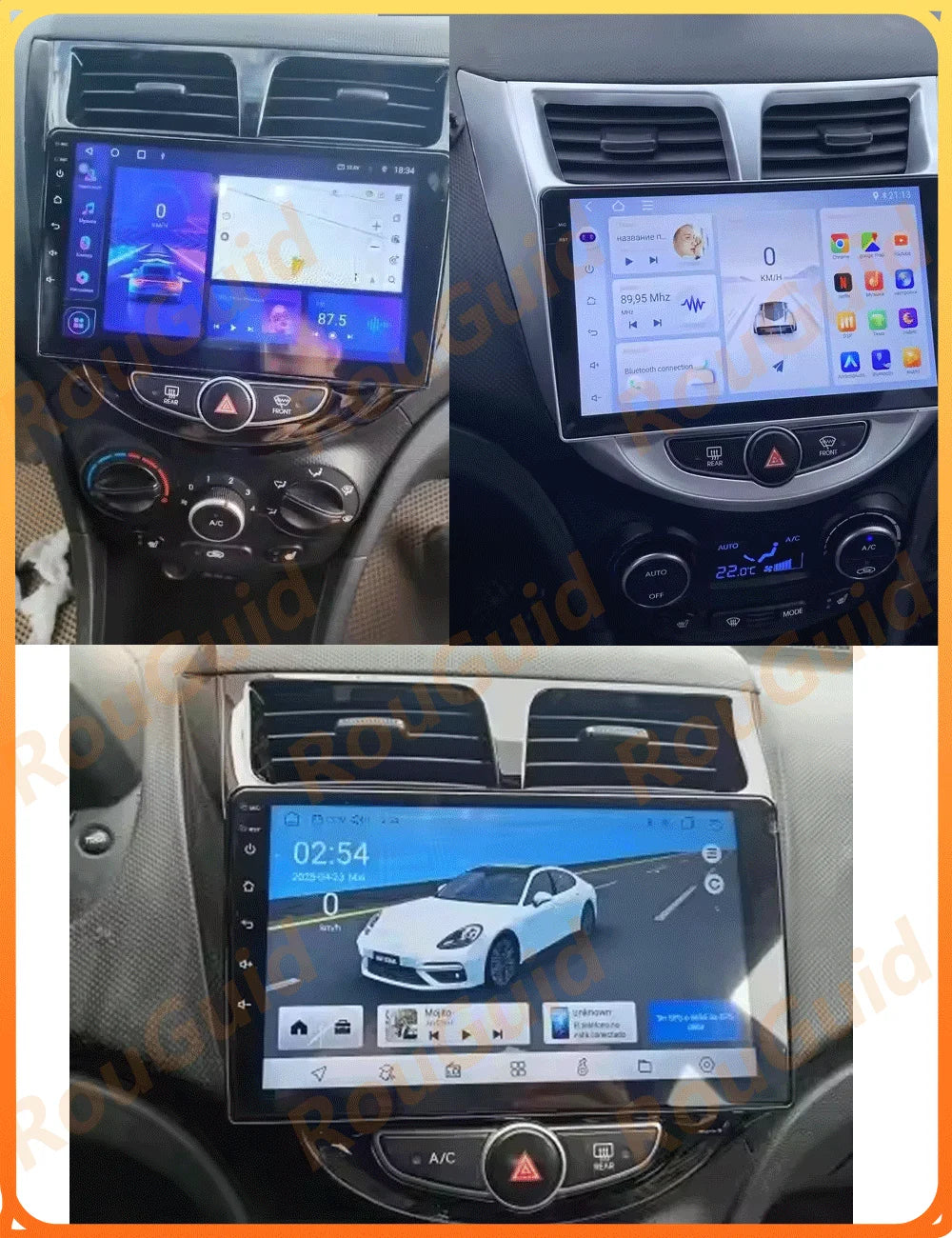 Android 16 Car Radio For Hyundai Solaris Verna Accent 1 2010 2011 2012 - 2016 Multimedia P | AUTOKITSHOP