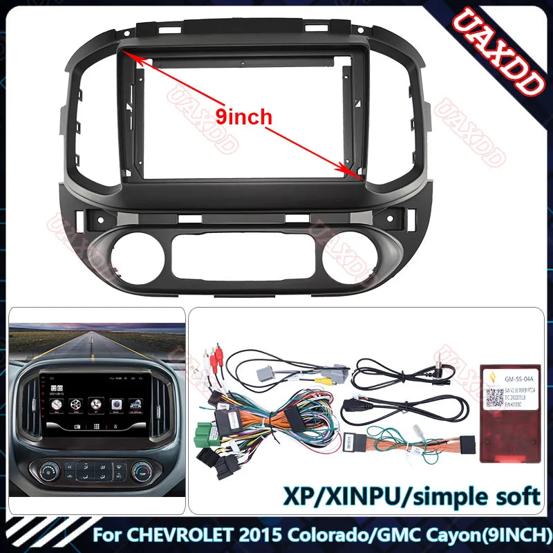 For CHEVROLET 2015 Colorado GMC Cayon 9INCH Car DVD Radio Android Host Speaker Decoder MP3