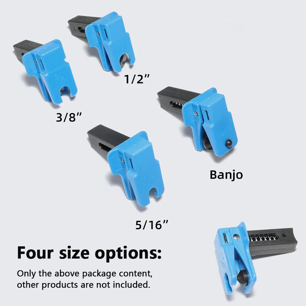 4Pcs Car Brake Oil Brake Clamp Pipe Plug Tool To Prevent Oil Spills Leak Proof Brake Lines Stopp - Automotive LED Light