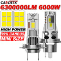 H7 H4 Led Headlight Bulb 6000W Ultra Powerful 6300000LM Super White 6500K 12V Canbus H7 Ca