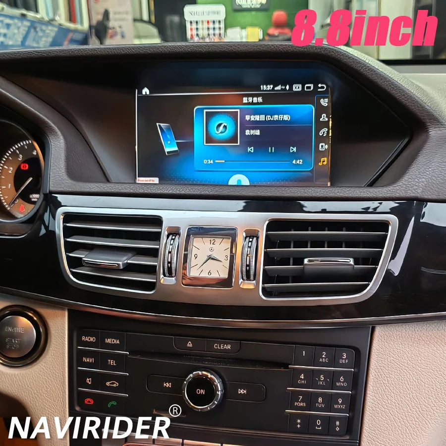 8.8inch Qualcomm Android Screen For Mercedes Benz E Class W207 W212 Stereo CarPlay Car Rad