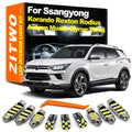 AutoKitShop LED Interior Light Kit For Ssangyong Korando Rexton Kyron Musso Actyon Sports Tivoli XLV R - Canbus LED Car Light