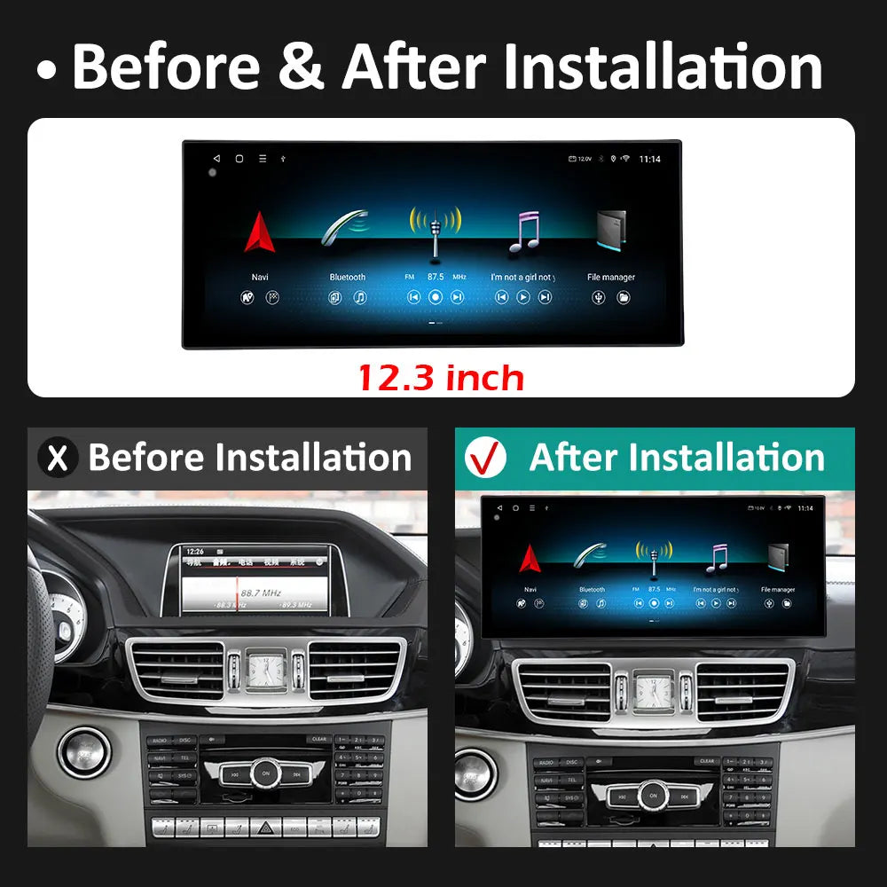 Android 15 Car Multimedia Video Player FOR BENZ E CALSS W212 2009 2010 2011 2012 2013 - 20 | AUTOKITSHOP