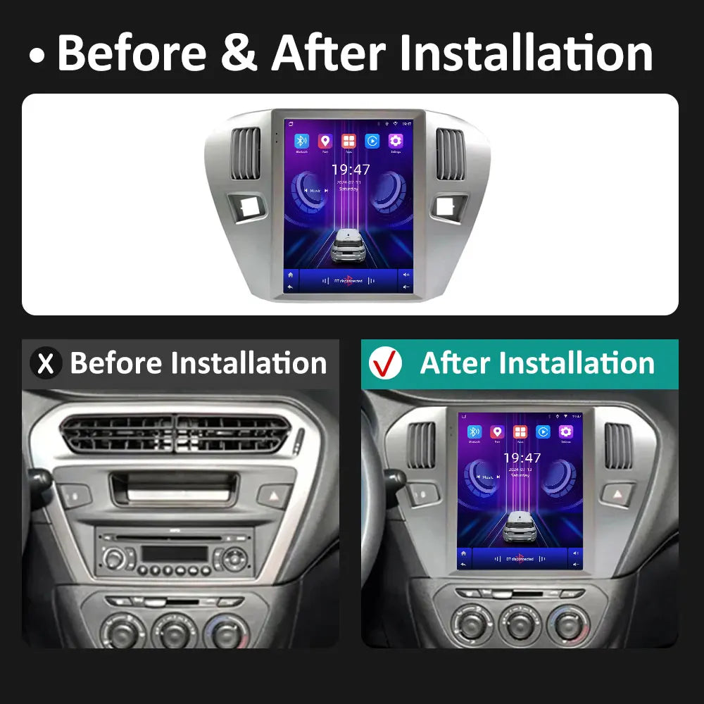 9.7 inch for Peugeot 301 2014 - 2019 Car Multimedia Radio Video Player Wireless Carplay HD