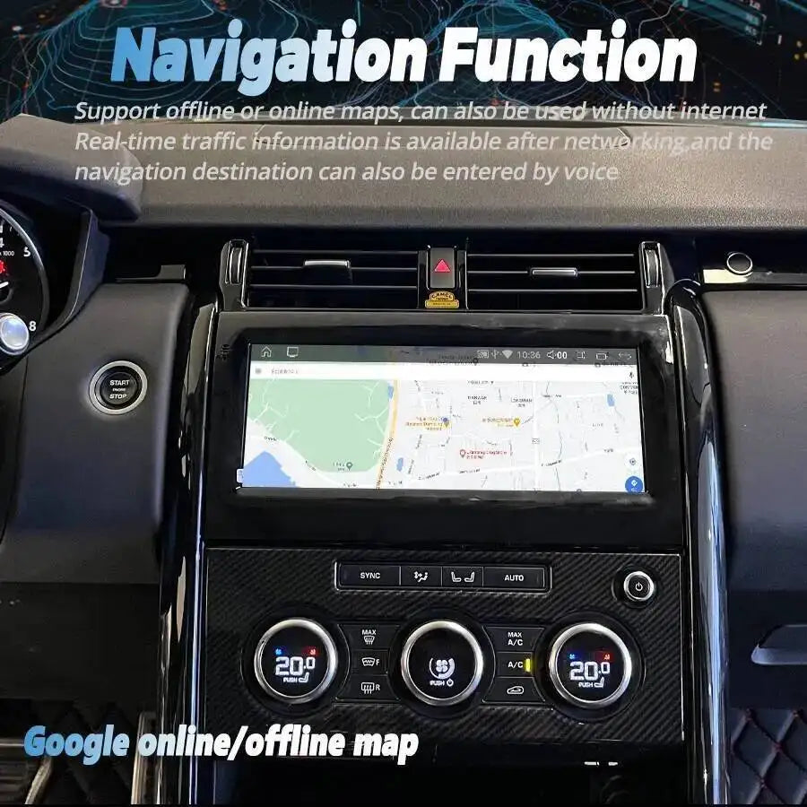 10.25'' Car Multimedia video Player wireless Carplay For Land Rover discovery 5 2013-2019