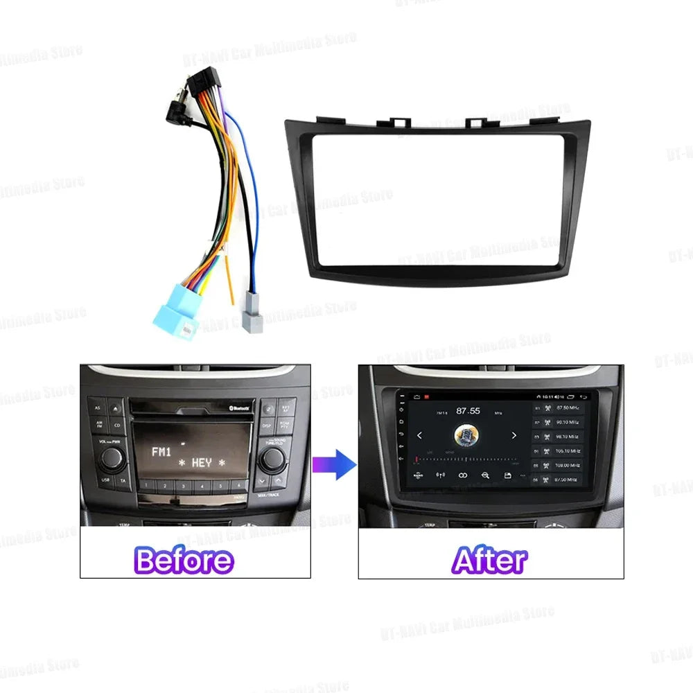 Android 16 For Suzuki Swift 4 2011 2012 2013 - 2017 Wireless Android Auto Carplay Car Radi