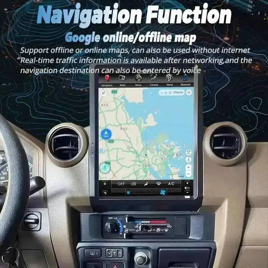 For Toyota Land Cruiser 76 LC70 LC76 LC79 2007-2023 Multimedia Player Stereo Car GPS Navig | AUTOKITSHOP