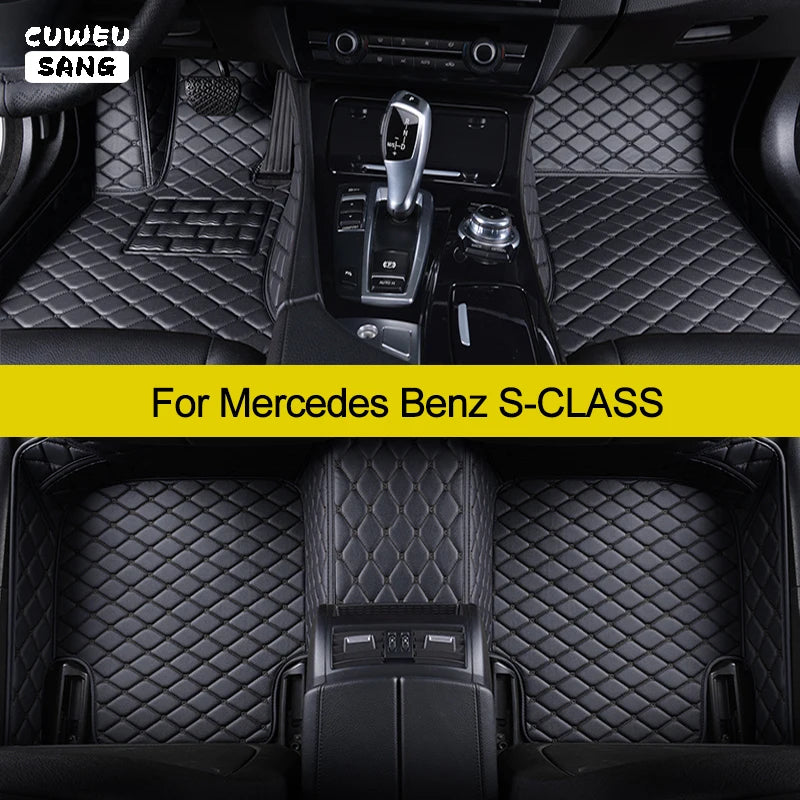 CUWEUSANG Custom Car Floor Mats For Mercedes Benz S-CLASS W221 W222 W223 Z223 V223 2005-20 | AUTOKITSHOP