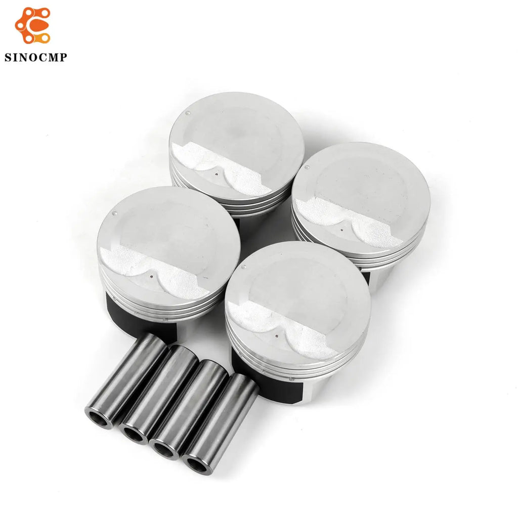 Engine Pistons w/Rings Rods Set 23041-2B101 G4FA For Hyundai Accent Verna Solaris i20 ix20