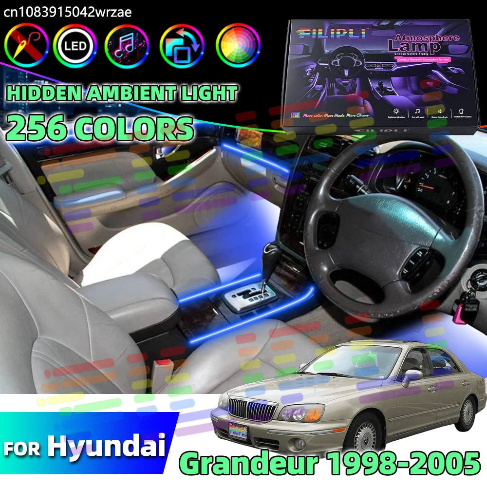 64 RGB - Ambient Light - for Hyundai 1998-2005 - Car Interior Lighting | AUTOKITSHOP