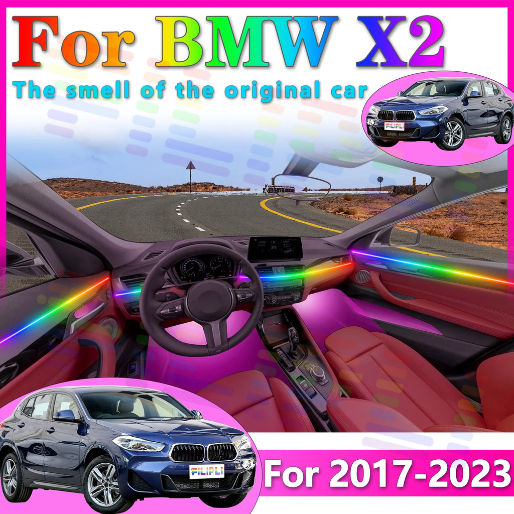 RGB - Ambient Light - for BMW F39 X2 - App Control - Car Interior Lighting | AUTOKITSHOP