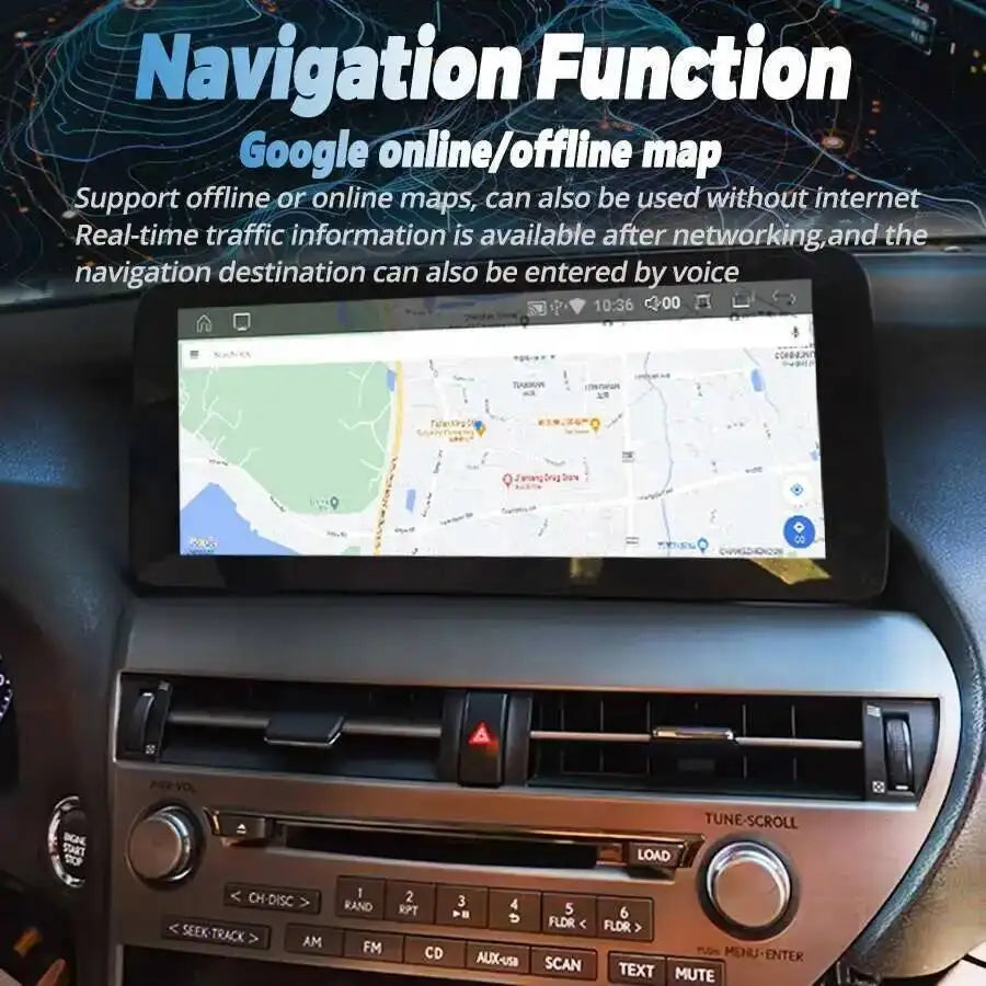 12.3"Android 15 Carplay For Lexus RX RX200t Rx300 Rx350 Rx450h RX400h 2015-2019 Car Radio  | AUTOKITSHOP