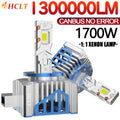 D1S D3S LED CANBUS No Error Headlight Bulbs 1300000LM Super Bright Xenon D2S D4S D1R D3R D