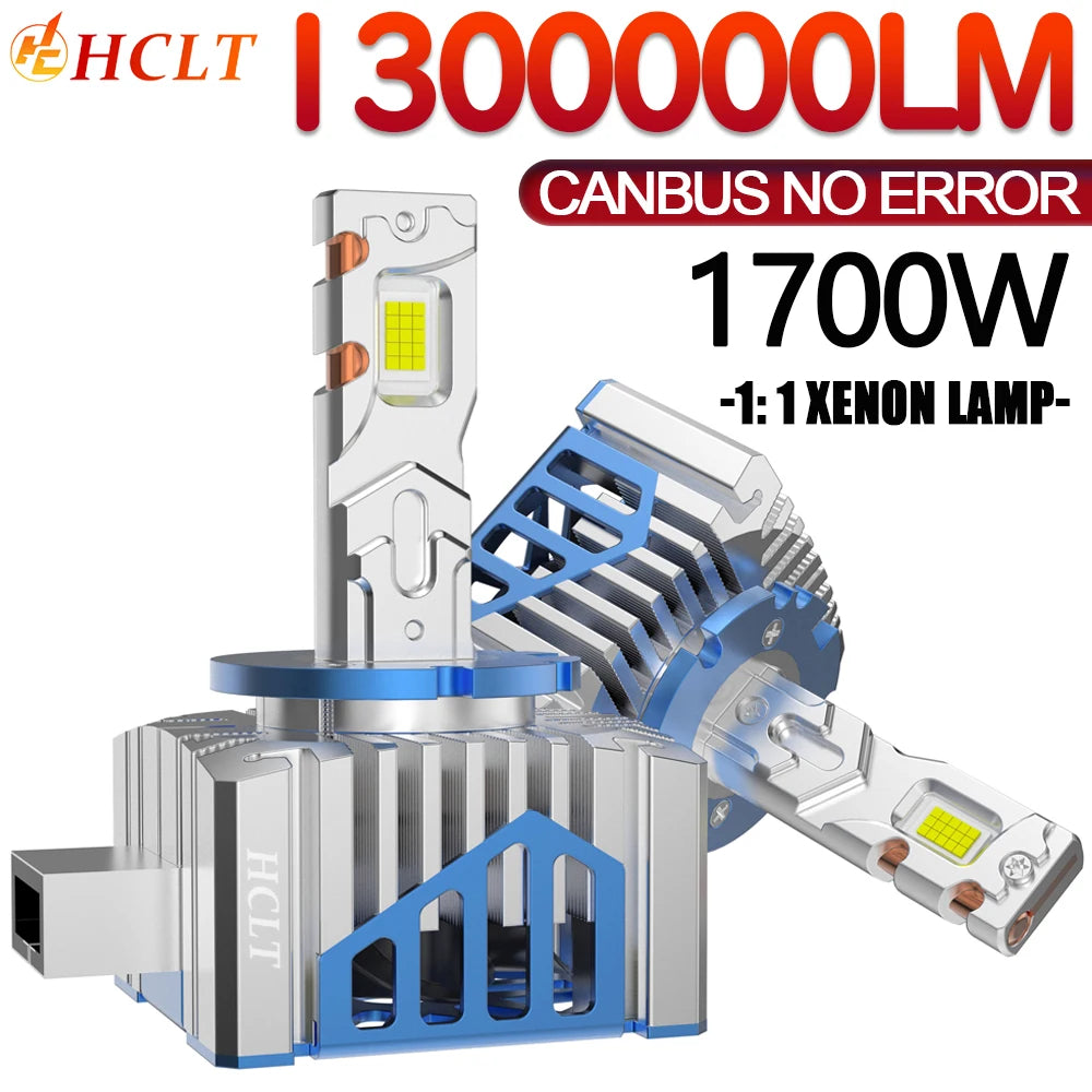 D1S D3S LED CANBUS No Error Headlight Bulbs 1300000LM Super Bright Xenon D2S D4S D1R D3R D