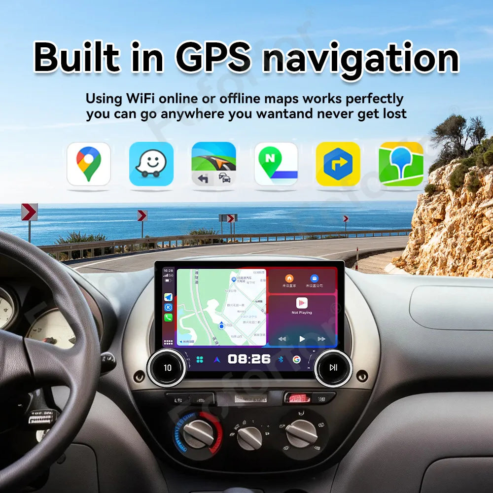 HD Large Touch Screen Android 15 Car Stereo 11.5 Inch Wireless CarPlay Car GPS Multimedia
