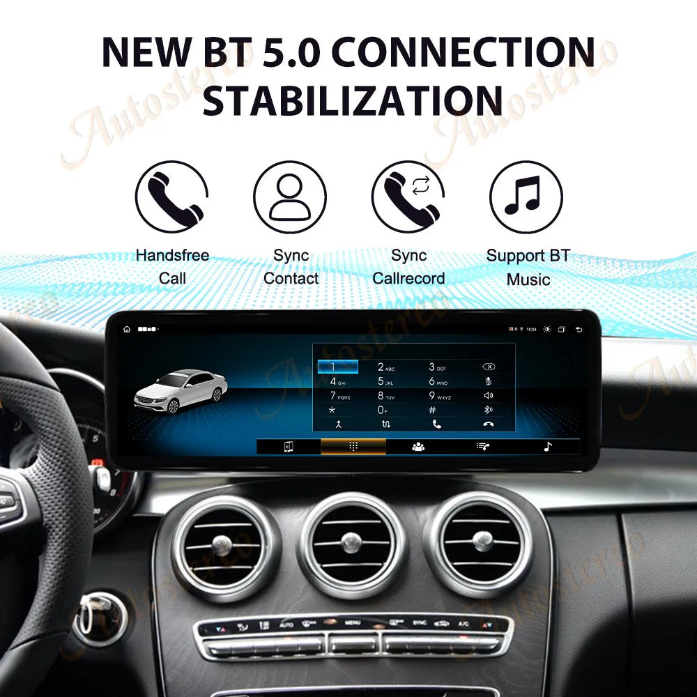 Android 15 14.9 Auto Stereo For Mercedes Benz X Class X200 X220D X250D X350D Car GPS Navig