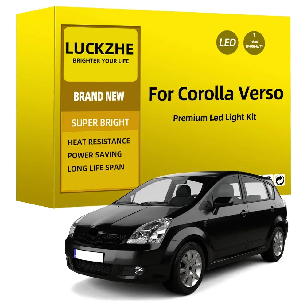 LED Interior Light Kit for Toyota Corolla Verso - Canbus Error-Free Bulbs | AUTOKITSHOP