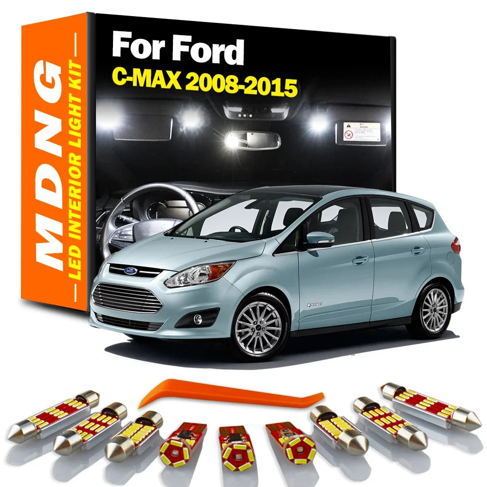 LED Interior Light Kit for Ford C-MAX C MAX CMAX - Canbus Error-Free Bulbs | AUTOKITSHOP