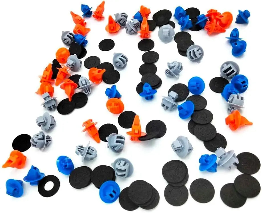 Front Door Trim Body Repair Panel Clip Assortment Kit For Toyota Prado 120