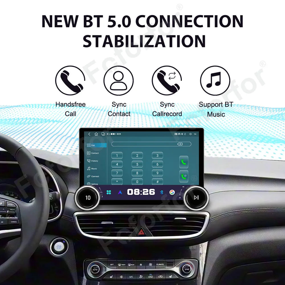 Premium Android 15 11.5 Inch HD Touch Wireless CarPlay Android Auto GPS Navi Stereo Head U