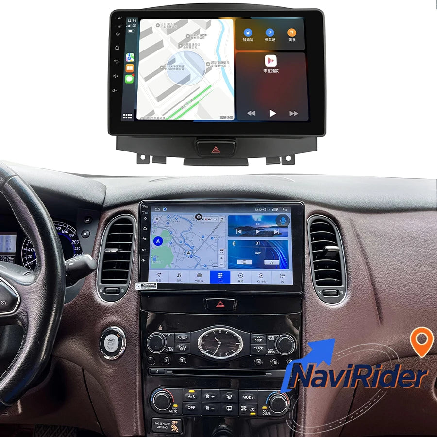 9inch For Infiniti QX50 EX25 EX35 2013-2020 Car Radio Wireless Carplay Android Auto Multim