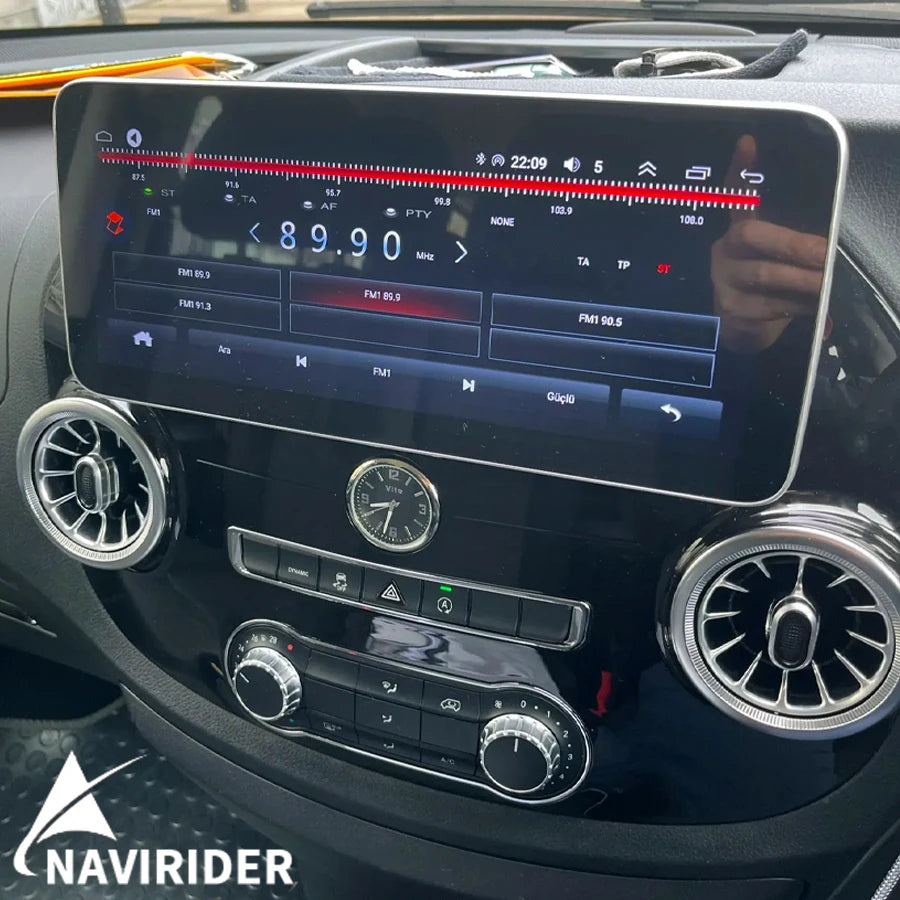 12.3" Android 14 Screen For Mercedes Benz Vito 116 W447 2016 Car Multimedia Player Autorad