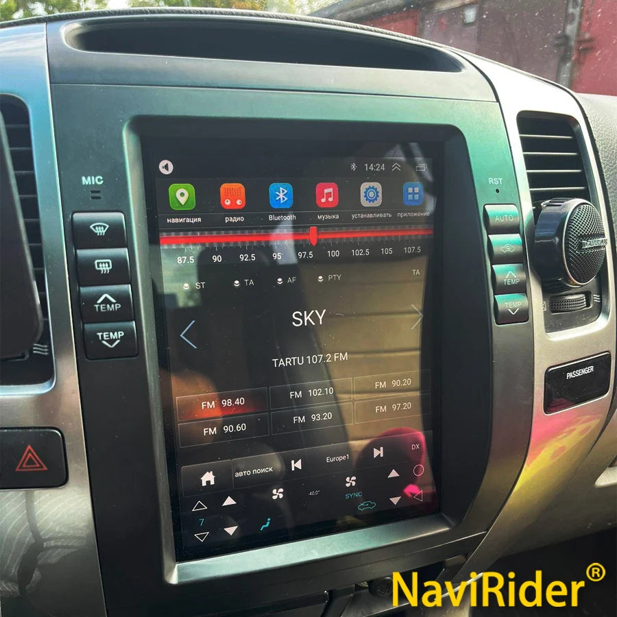 2din Android 15 For Toyota Land Cruiser Prado 120 Lexus GX470 LC120 2002-2009 Car Radio Mu