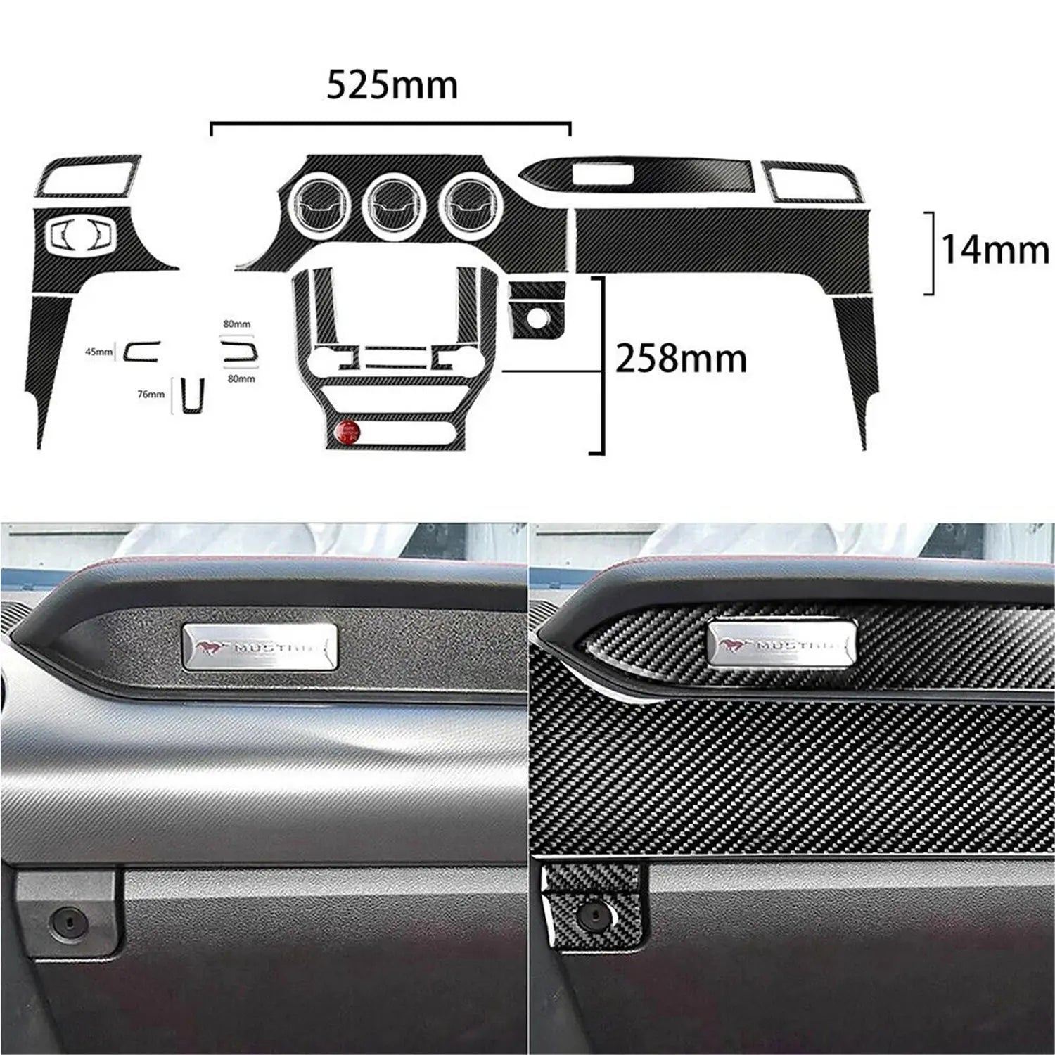 31-Piece LED Interior Light Kit for Ford 2015-2019 - Canbus Error-Free Interior Bulbs