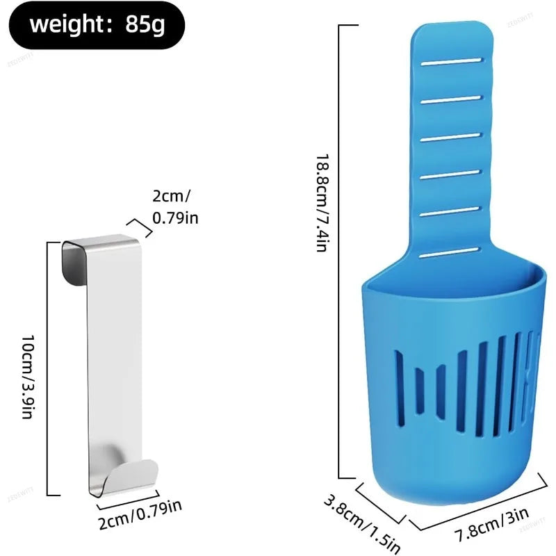 Controlled Release Bleach Tablet Dispenser Adjustable Hanging Holder Storage Basket For Bathroom - Automotive LED Light
