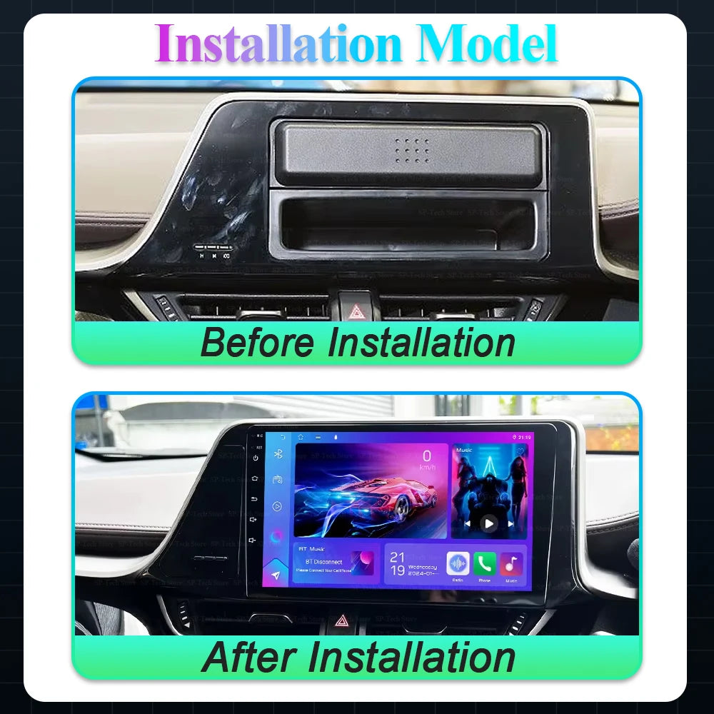 Android 16 For Toyota C-hr Chr 2016 2017 2018 2019 2020 2021 2020 Lhd Rhd 13cm Carplay Car | AUTOKITSHOP