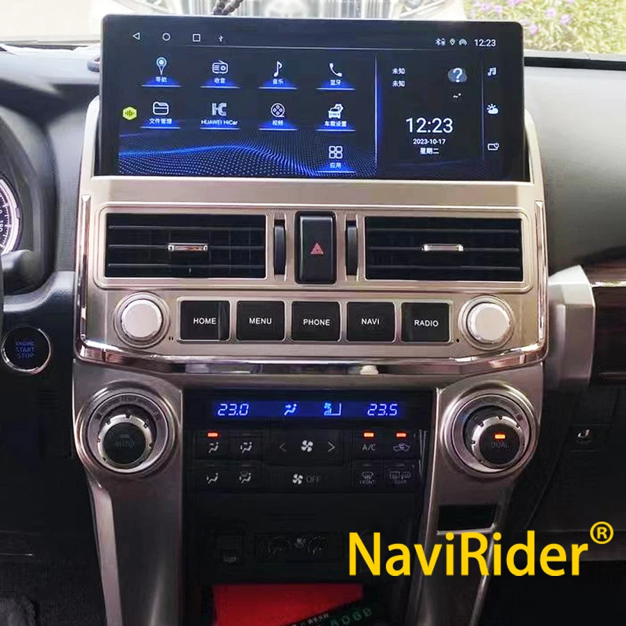 Video Player Qled Screen For TOYOTA 4Runner 2010 2009-2022 12.3inch Radio Car Multimedia A