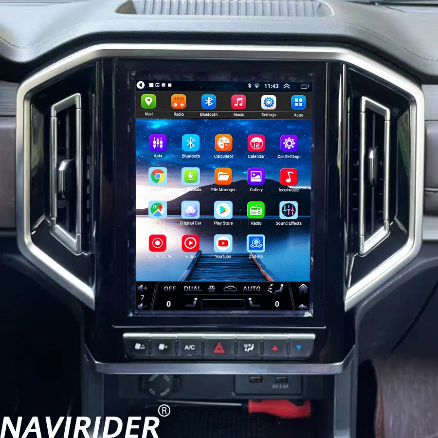 10.4 inch Car Android 14 Auto Radio For Jianghuai Vertical Screen Navigation Multimedia Pl | AUTOKITSHOP