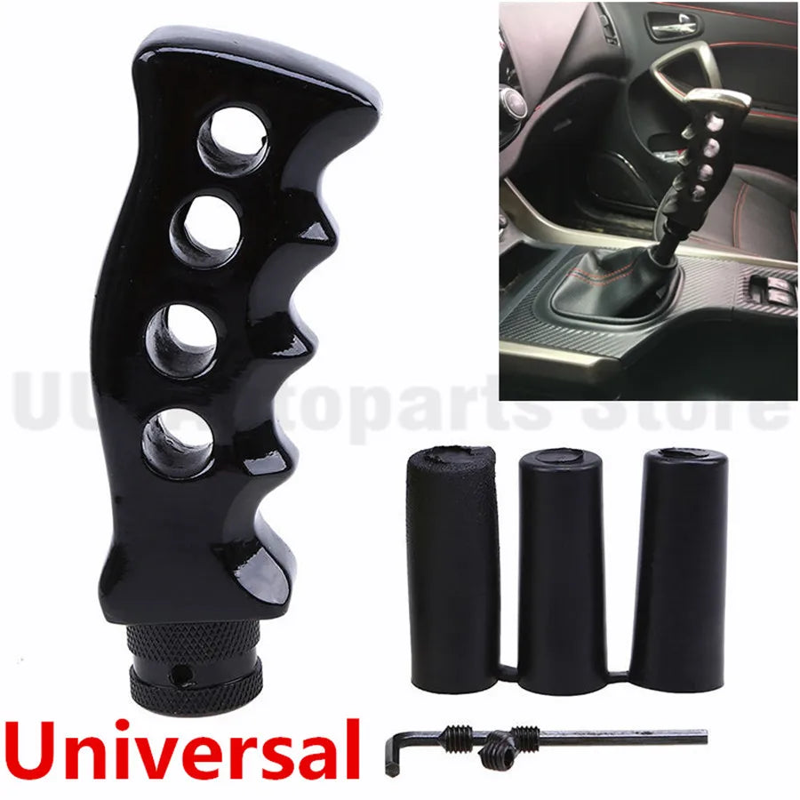 Universal Gun Car Gear Knob Grip Handle Manual Transmission Car Knob Shifter Black