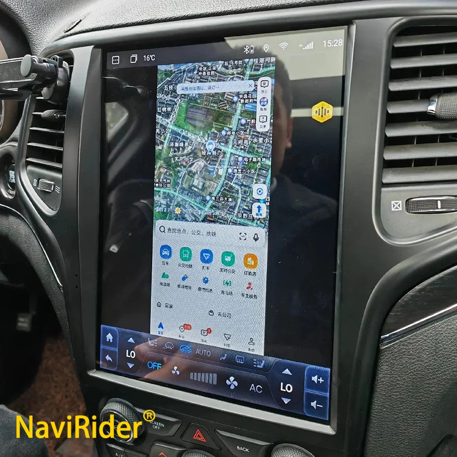 Android 14 For Jeep Grand Cherokee 2013 -2018 12.8inch Vertical Screen Car Multimedia Vide | AUTOKITSHOP