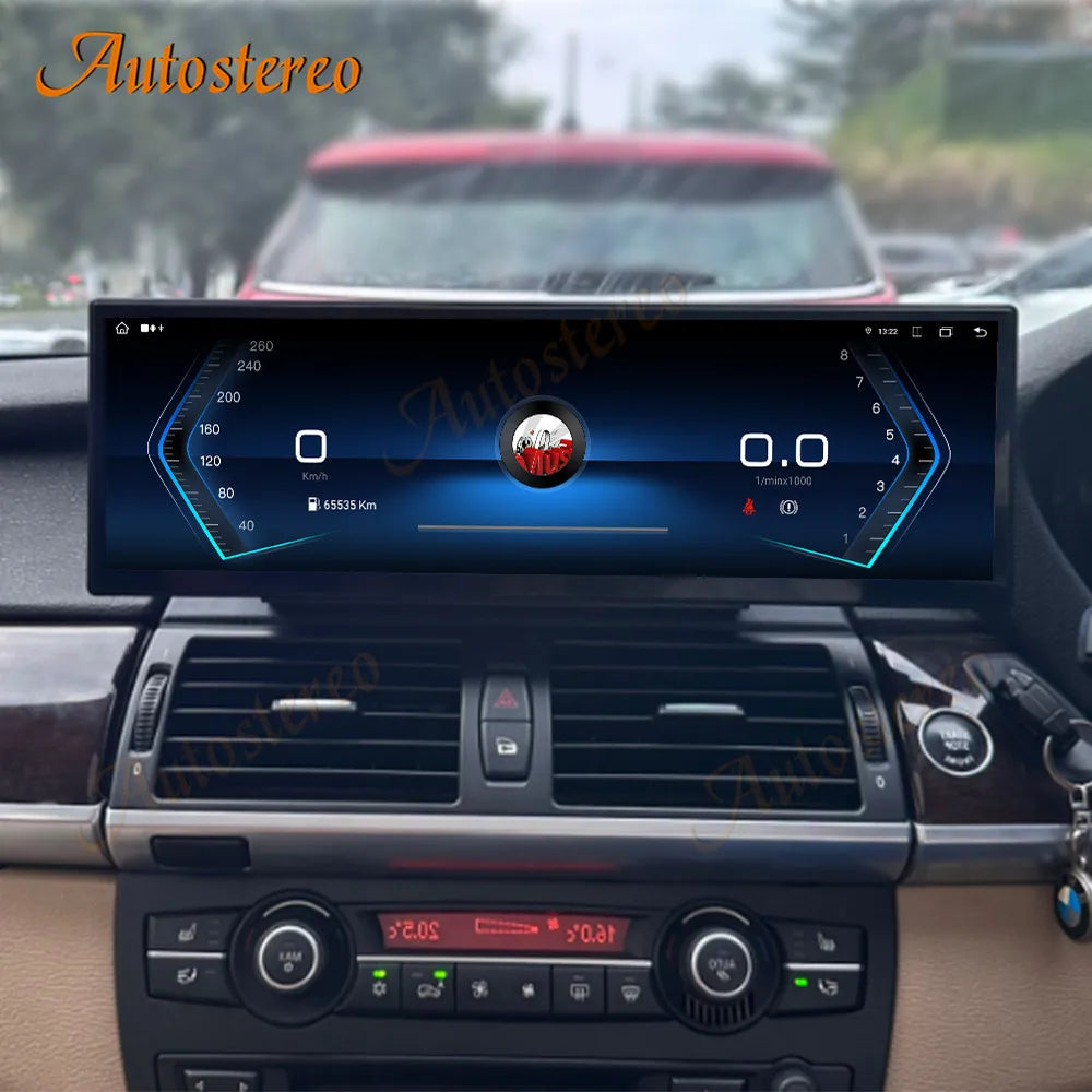 ID8 14.9 Inch Android 14 Carplay For BMW X5 E70 X6 E71 CCC CIC Car Multimedia Player GPS N