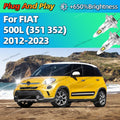 2/4Pcs High Power Headlight Car LED Lights Bulbs 160W For FIAT 500L 351 352 2012-2023 2013