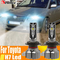 2x H7 Led Light Headlight Canbus Car Fog Bulb High Power 6000K White Moto Diode Lamp 12v 5