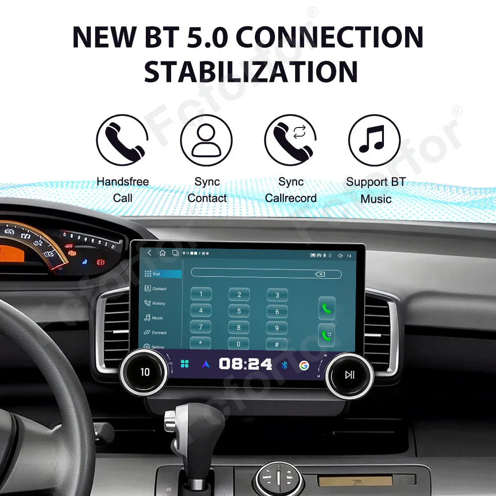 Modern Upgrade 11.5 Inch High Definition Large Display Wireless Carplay Android 15 GPS Nav