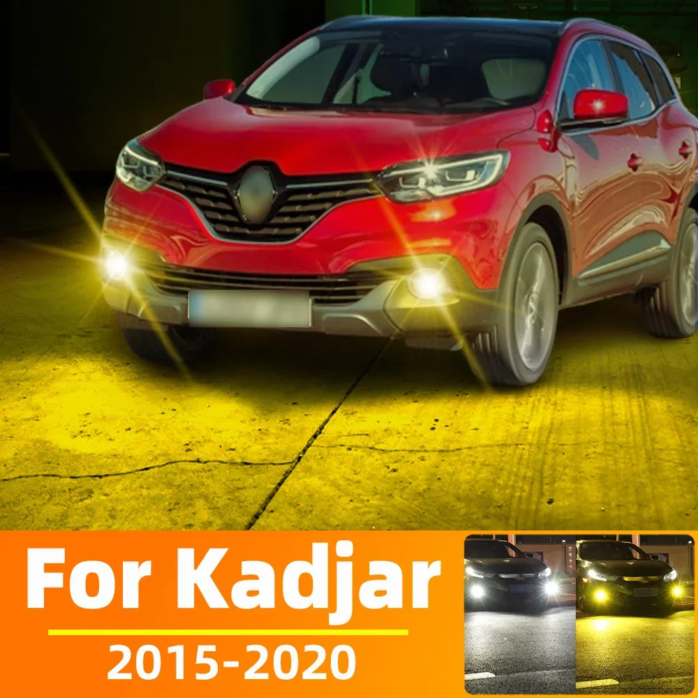 2-Piece LED Interior Light Kit for Renault Kadjar Accessories - Canbus Error-Free Bulbs | AUTOKITSHOP