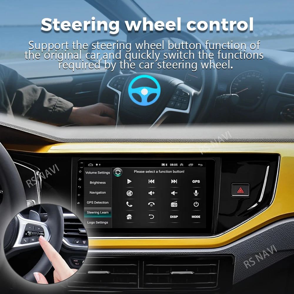 Android 16 For VW Volkswagen MQB POLO VI Jetta MK7 T6 2015 - 2021 Stereo Car Radio Multime