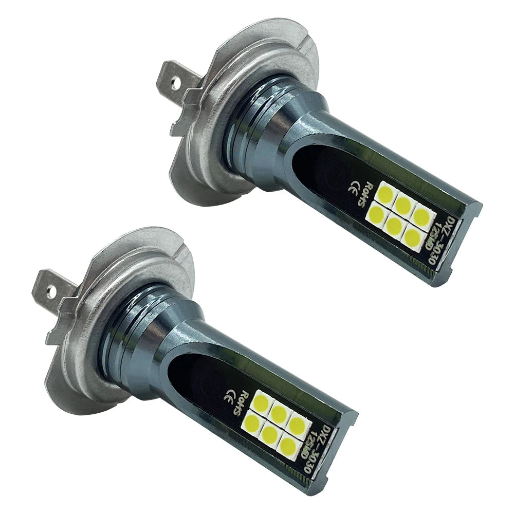 2Pcs LED H4 H7 H11 Car Headlight  H8 H9 H10 H1 H3 Car Fog Light Bulbs 9005 9006 Auto Driving Running Lamps 12000LM 80W 12V 24V