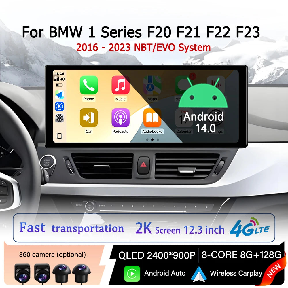 Car Stereo Radio for BMW 1 Series F20 F21 F22 F23 2016 - 2023 NBT / EVO System Multimedia