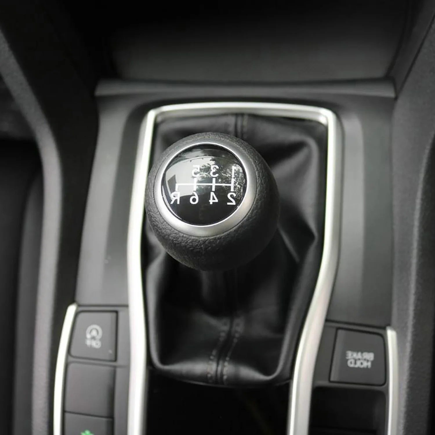 Car Gear Stick Shifter Shift Knob Ball Type Black 54102-TBA-L02ZB For Honda Civic 2016-201