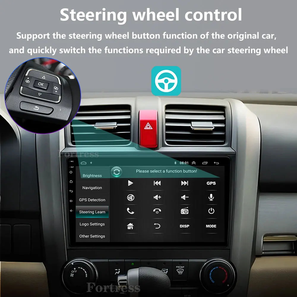 Android 16 For Honda CRV CR-V 2006 2007 2008 2009 2010 2011 Car Radio Navigation Multimedi