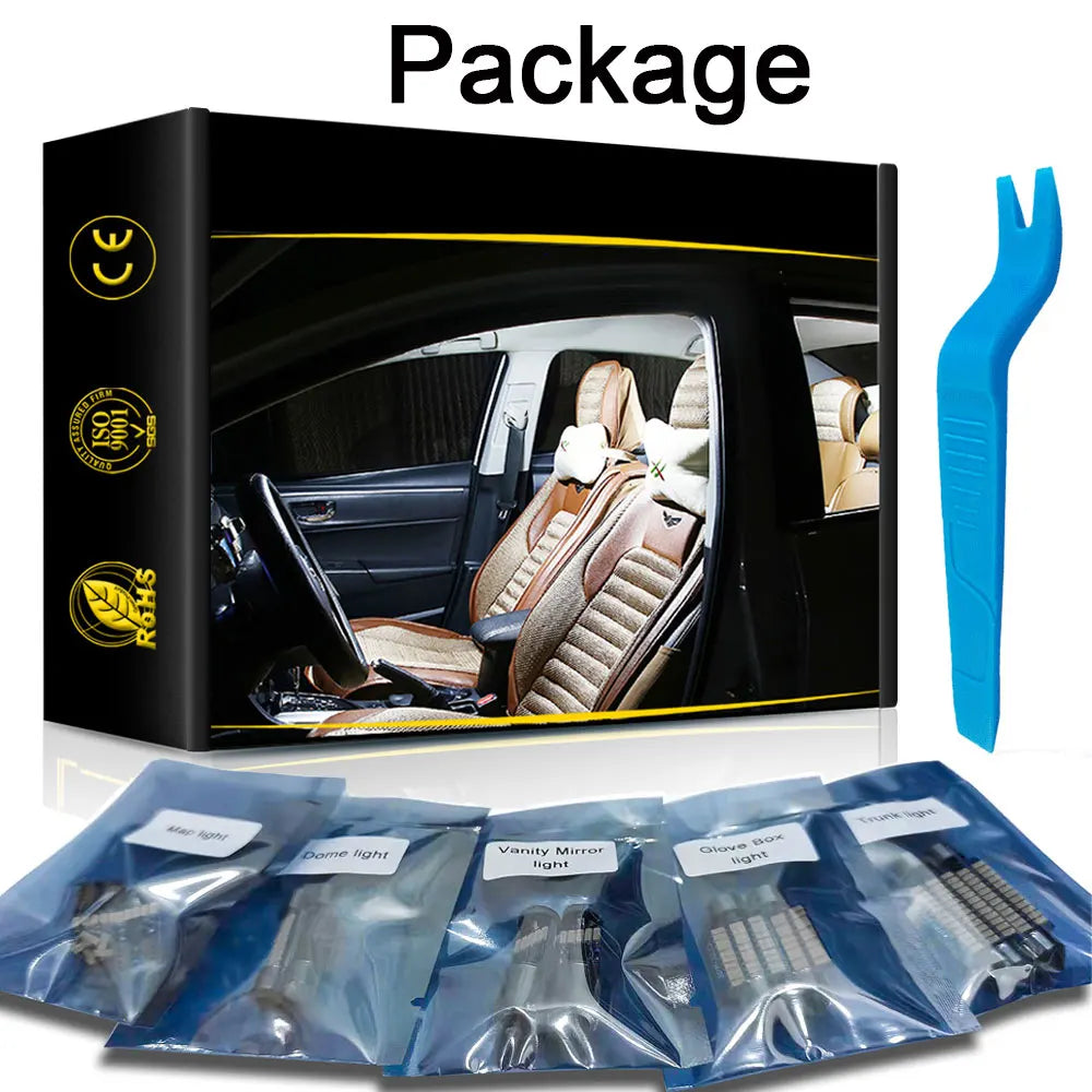 LED Interior Light Kit for Jaguar XF XJ XK F S X Type Pace - Canbus Error-Free Bulbs | AUTOKITSHOP