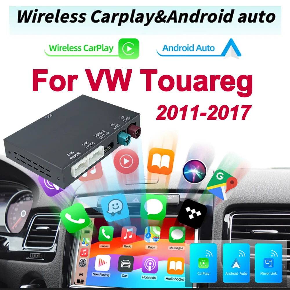 OEM Screen Upgrade Decoder Box for 2011-2018 Volkswagen VW Touareg 8 “ Multimedia CarPlay