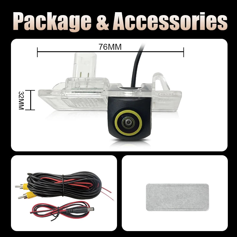 HD CCD Night Vision Reverse Camera Backup Parking Sensor for Jaguar XE XF X250 Land Rover