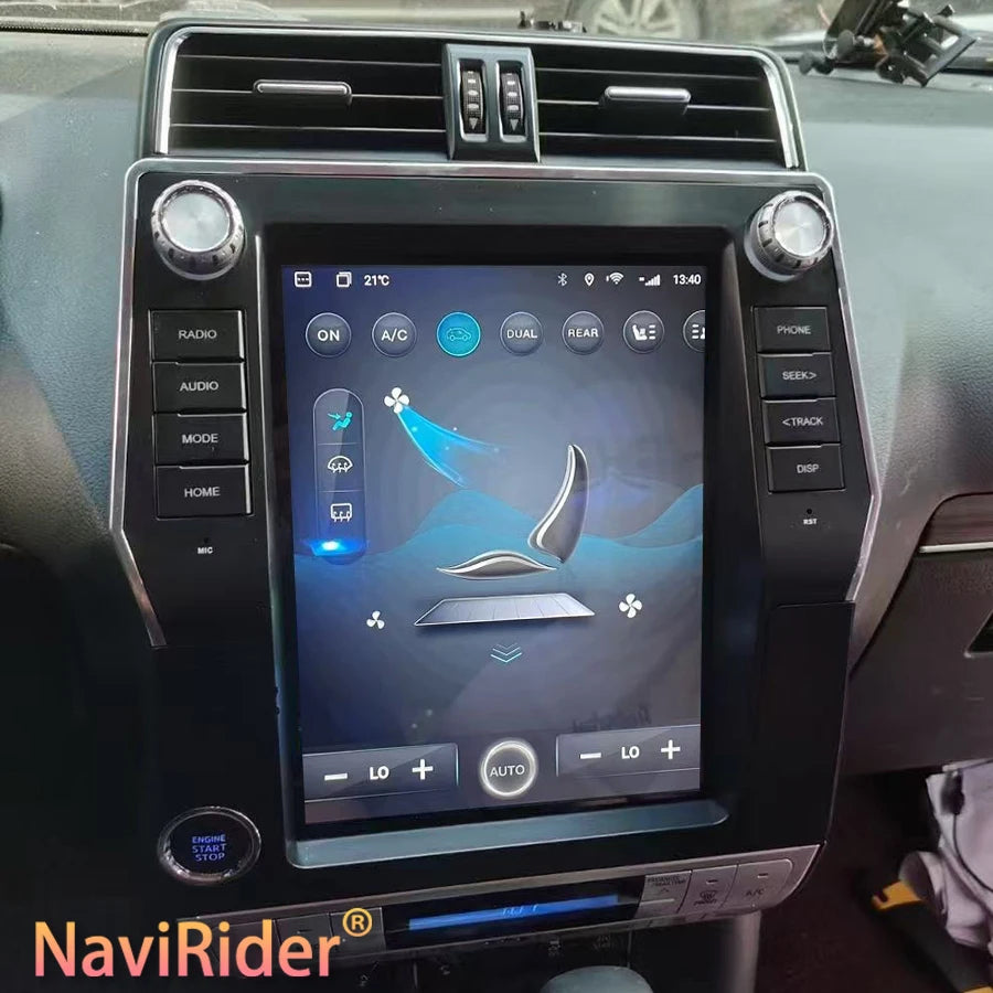 Car Multimedia Video Player HU For Toyota Land Cruiser Prado 2018 Android 15 Carplay 12.1'