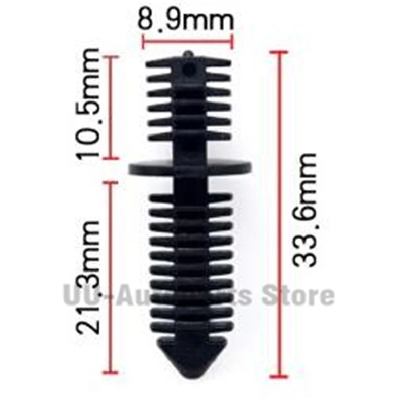 146Pcs/set Universal Trunk Boxed Buckle Auto Rivets Plastic Car Clamps Molding Fasteners C